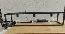 Lampa loftowa metalowa