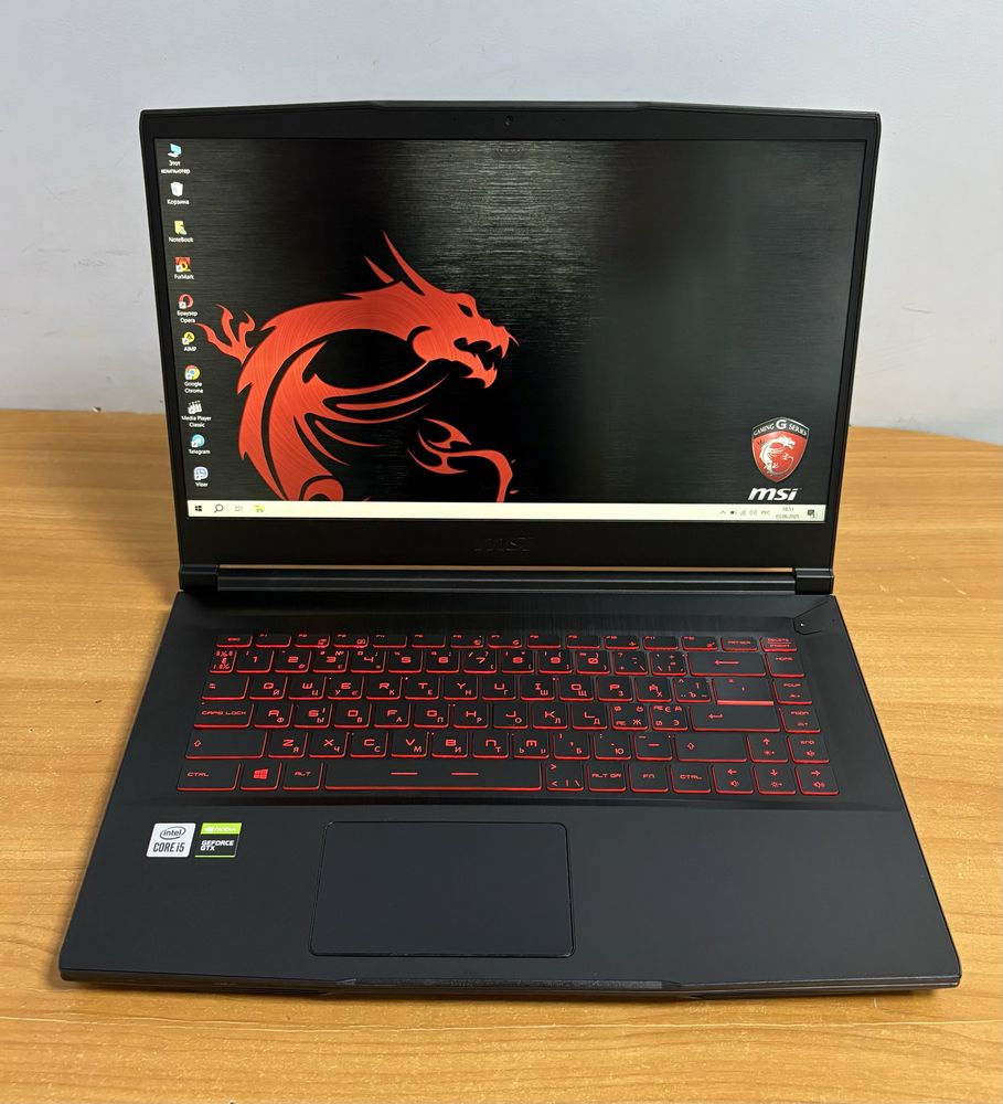Игровой Ноутбук MSI GF63, Intel Core i5 12 ЯДЕР/ RTX 3050/ SSD 1 TB