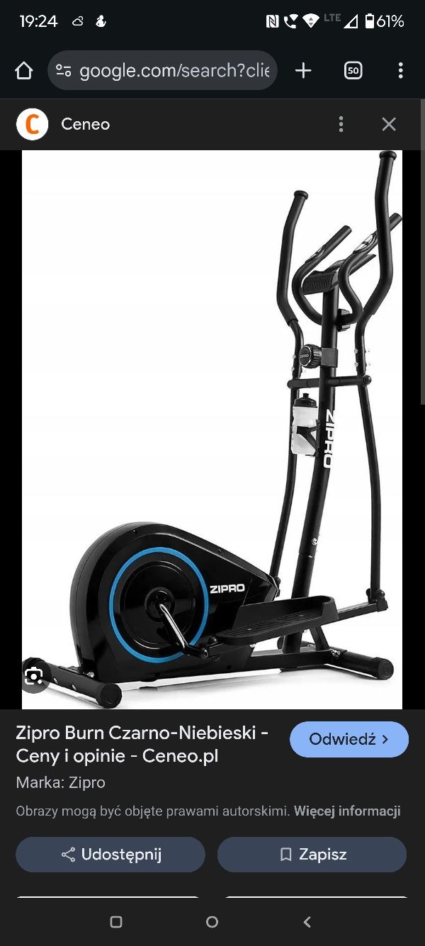 Orbitrek Zipro Burn