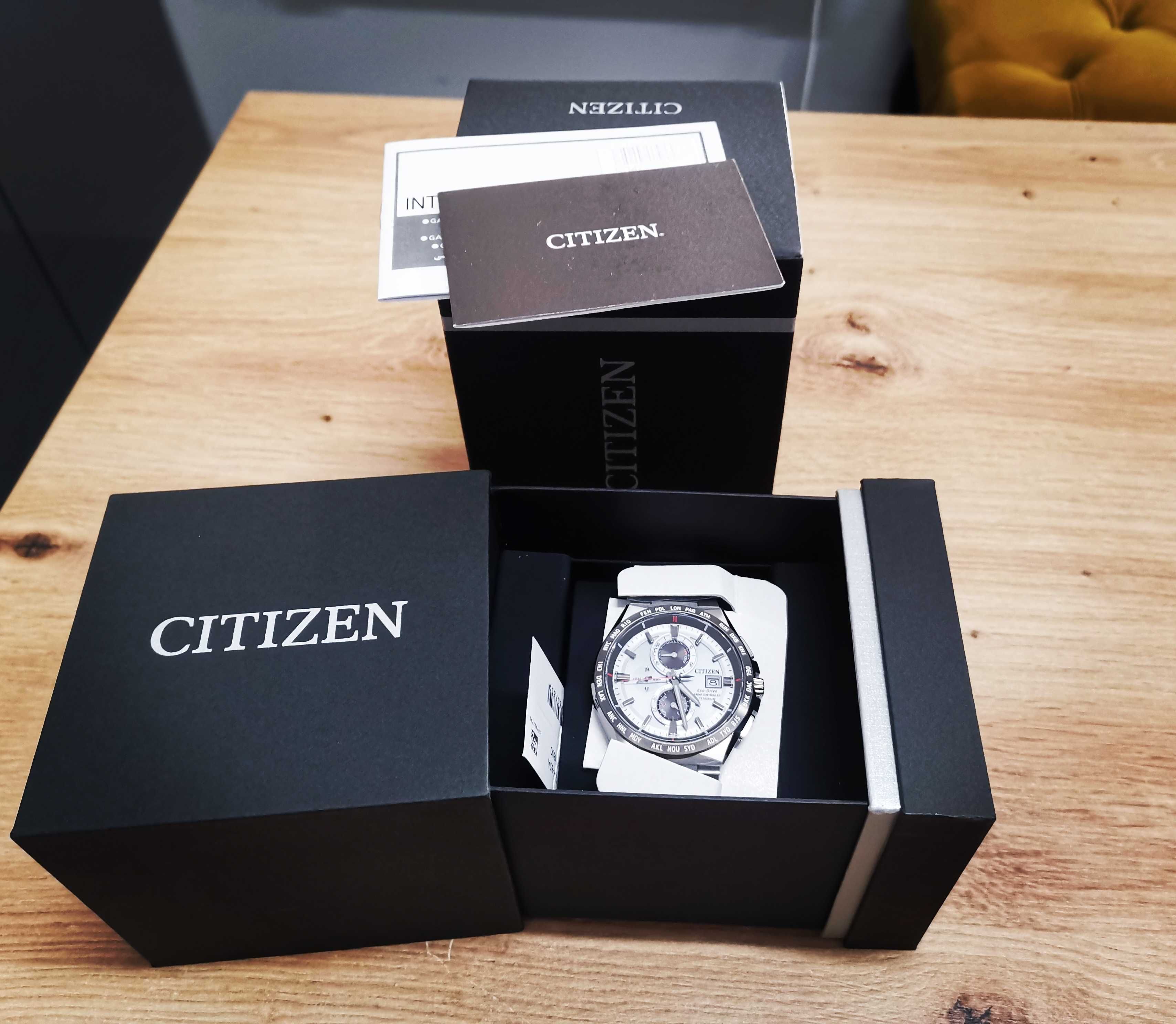 Citizen Radio Controlled Super Titanium EcoDrive AT8234-85A SUPER CENA