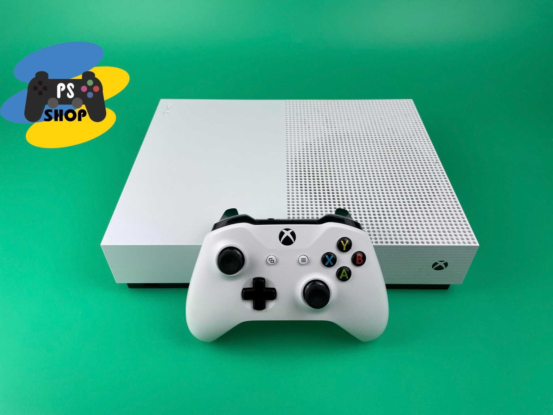 Xbox One S Digital Edition 1 Tb, Один джойстик