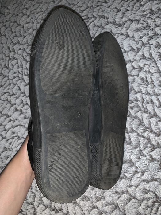 Ботинки черевики чорні чоловічі Zara