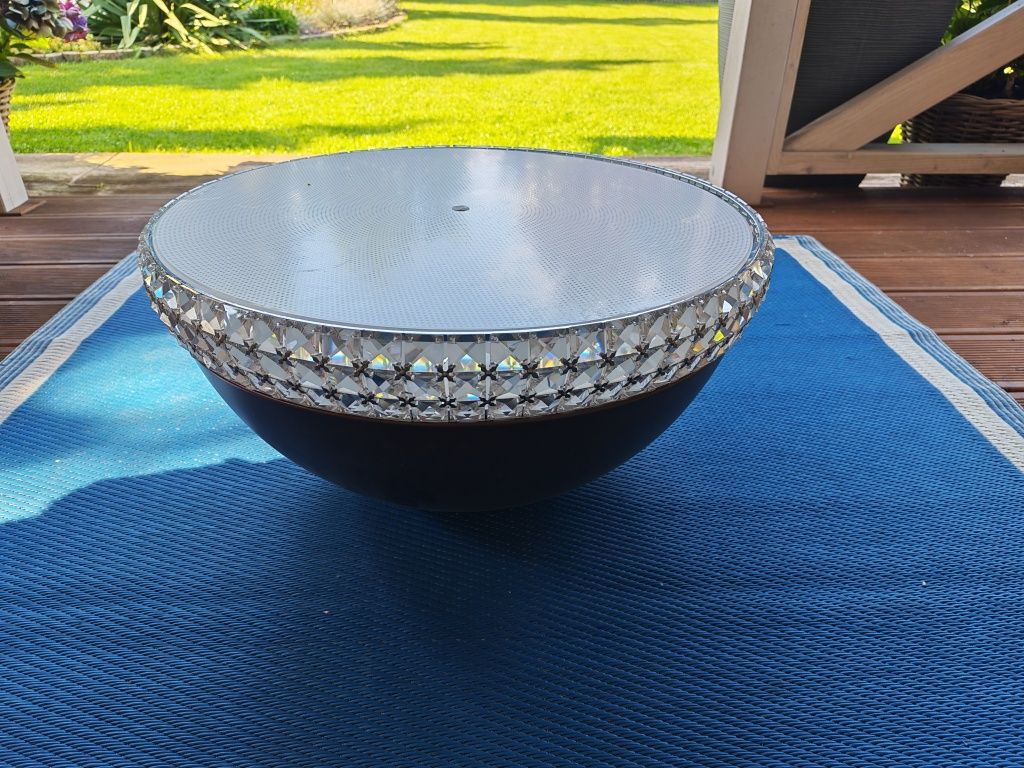 Lampa z kryształkami