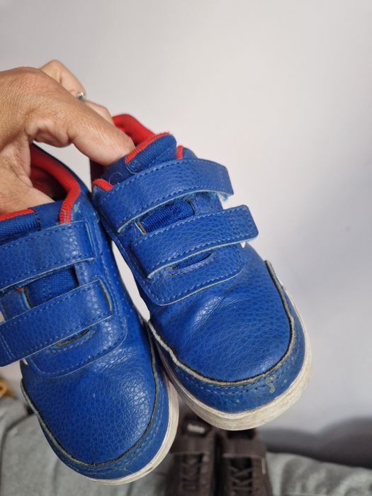 Adidasy chłopięce roz. 26 17cm Adidas Reebok niebieskie brązowe