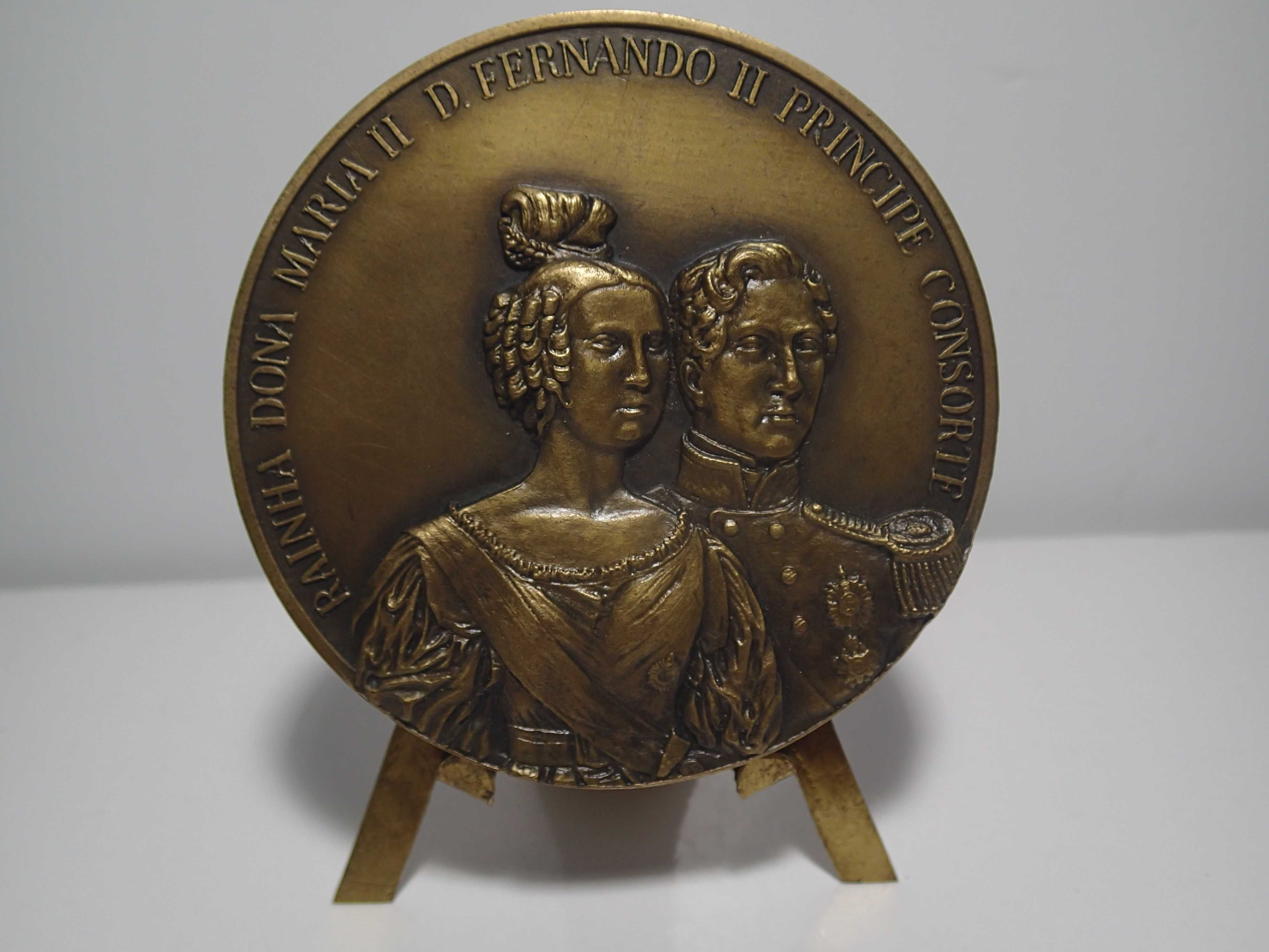Medalha de Bronze Rainha D.Maria II e D.Fernando II