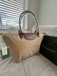 Torebka Longchamp beżowa L