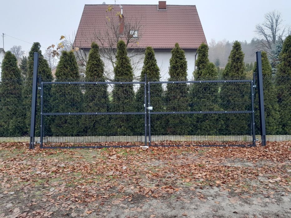 Brama Rozwierna Skrzydłowa 5mx1,60m Kompletny Zestaw Montażowy