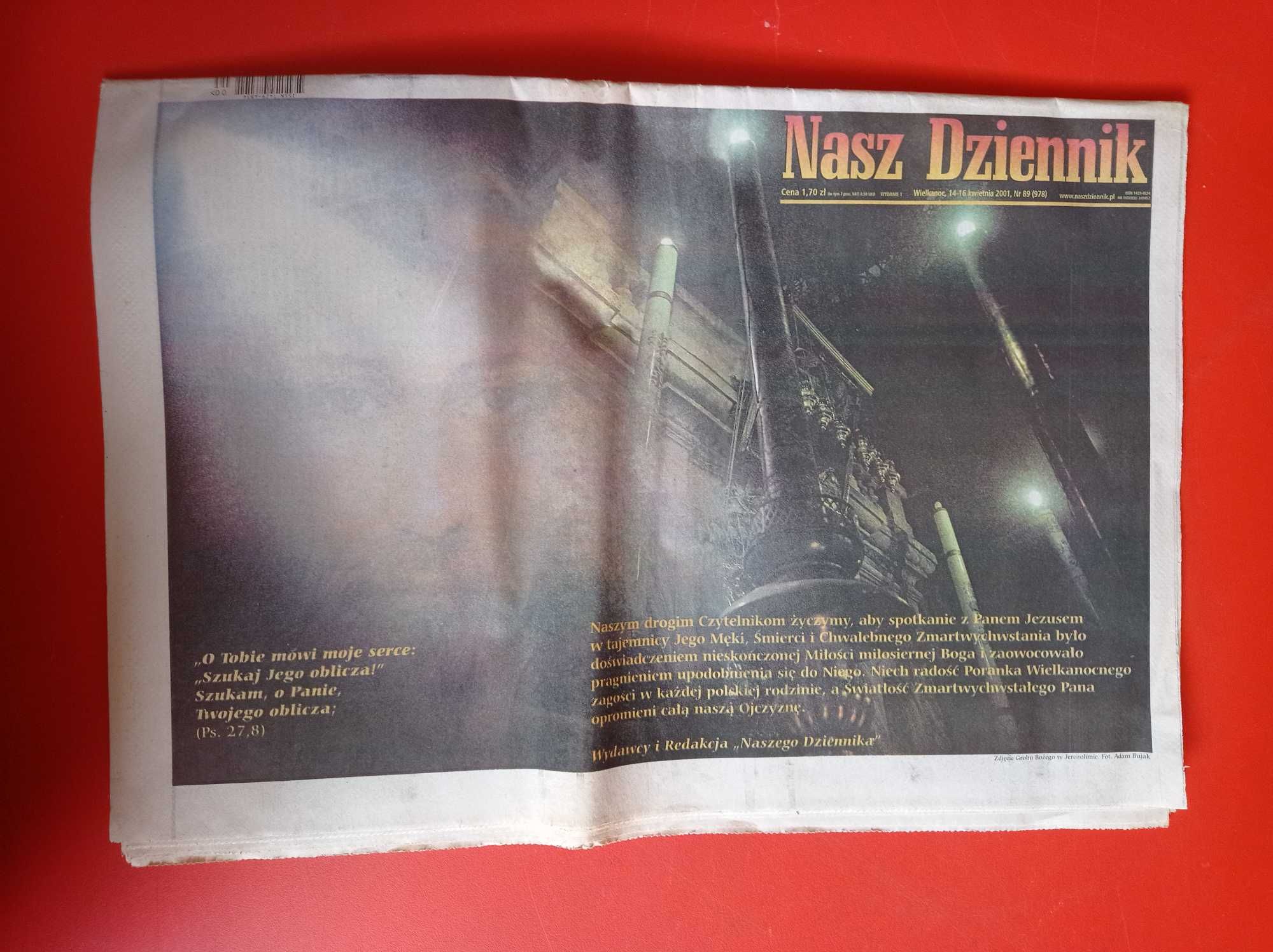 Nasz Dziennik, nr 89/2001, 14-16 kwietnia 2001, Wielkanoc