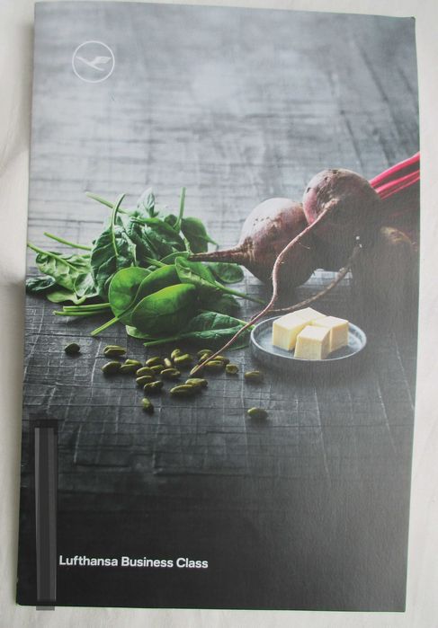 Lufthansa - Ementa Classe Executiva