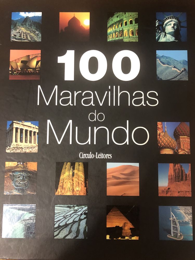 Visgens Enciclopedia Livro 100 maravilhas do mundo