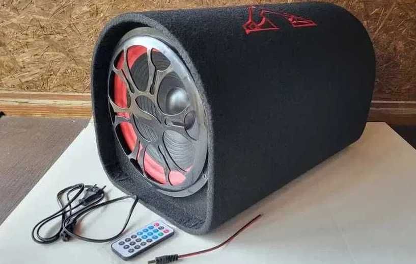 Сабуфер-колонка бочка сабвуфер питание 12 и220 громкий