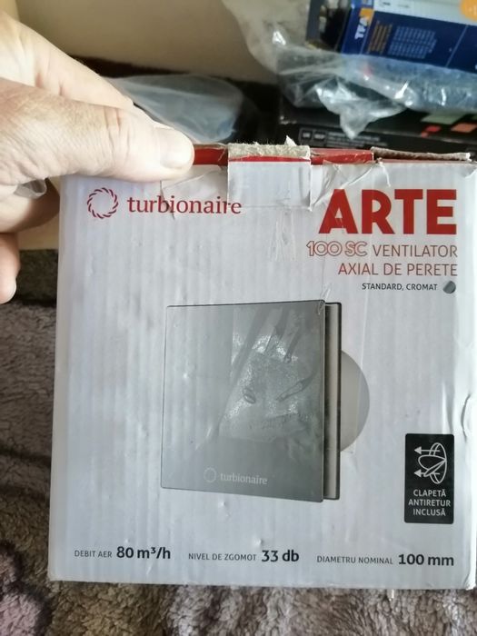 Turbionaire Arte 100 Sc wentylator do wyciągania nowe