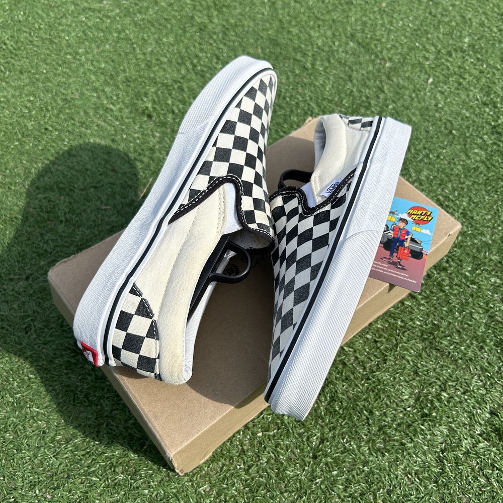 Жіночі сліпони кеди Vans Slip-on checkerboard Old Skool Era 40 р