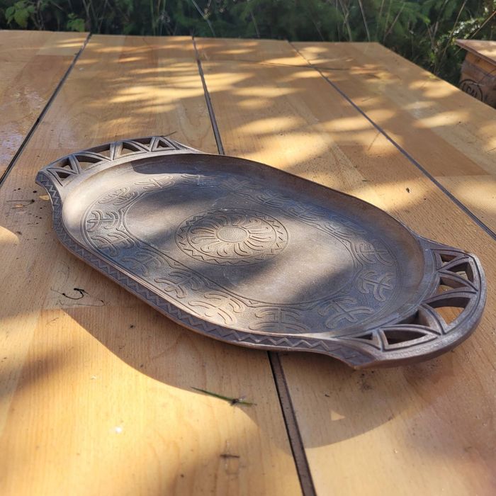 Taca włoska made in Italy zdobiona