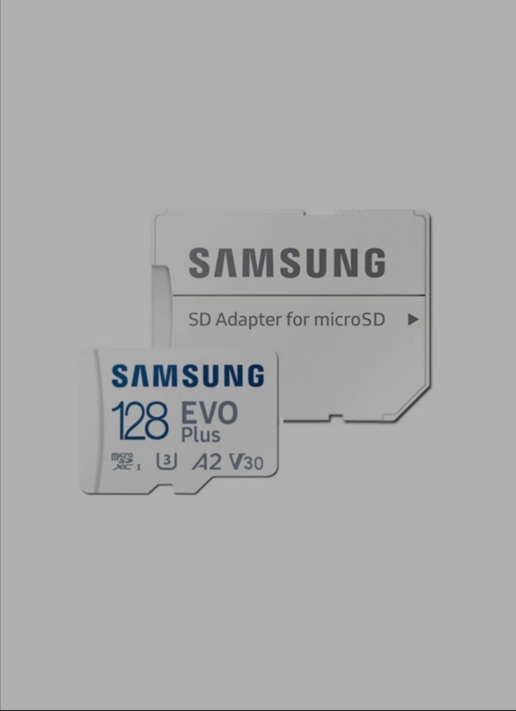 Samsung EVO Plus 128 microSD + SD адаптер