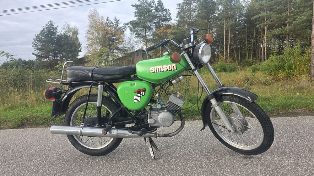 Simson s51 4 biegowy Zarejestrowany w Polsce orginal sprawny dostawa