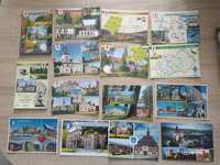 Pocztówki różnych miast i wsi
