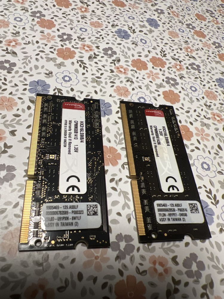 HyperX Impact. Pamięć 2x4GB laptop  HX316LS9IB/4