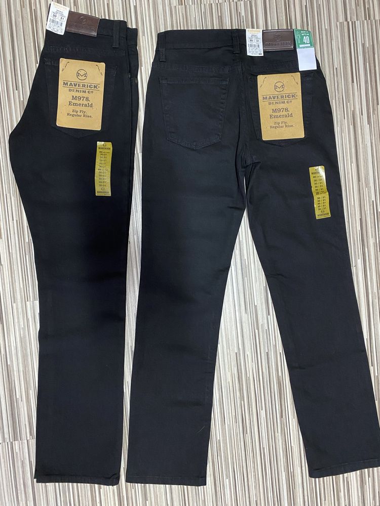 Spodnie męskie jeans 34/31 pas 86 cm komplet 2 sztuki Lee nowe black