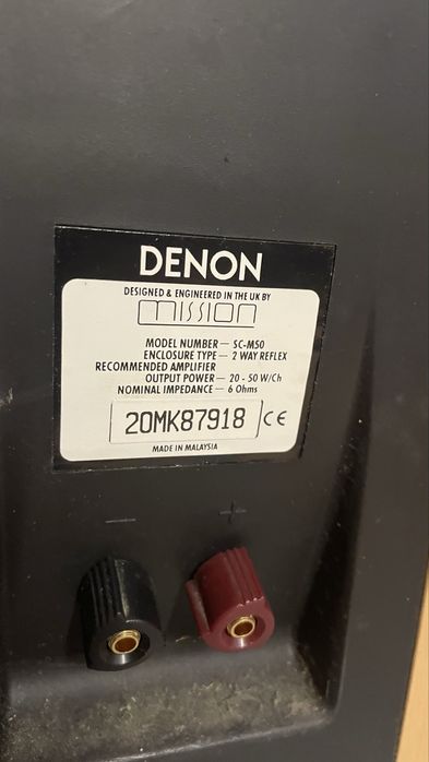 Colunas Denon SC-M50