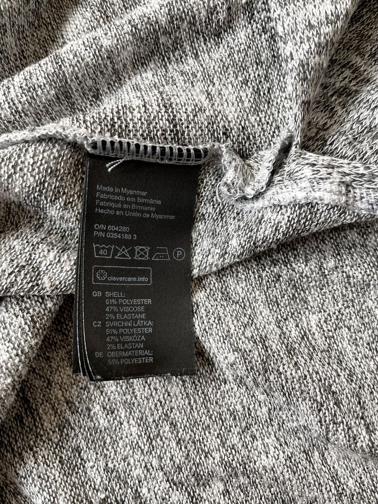 Szary sweterek kardigan H&M