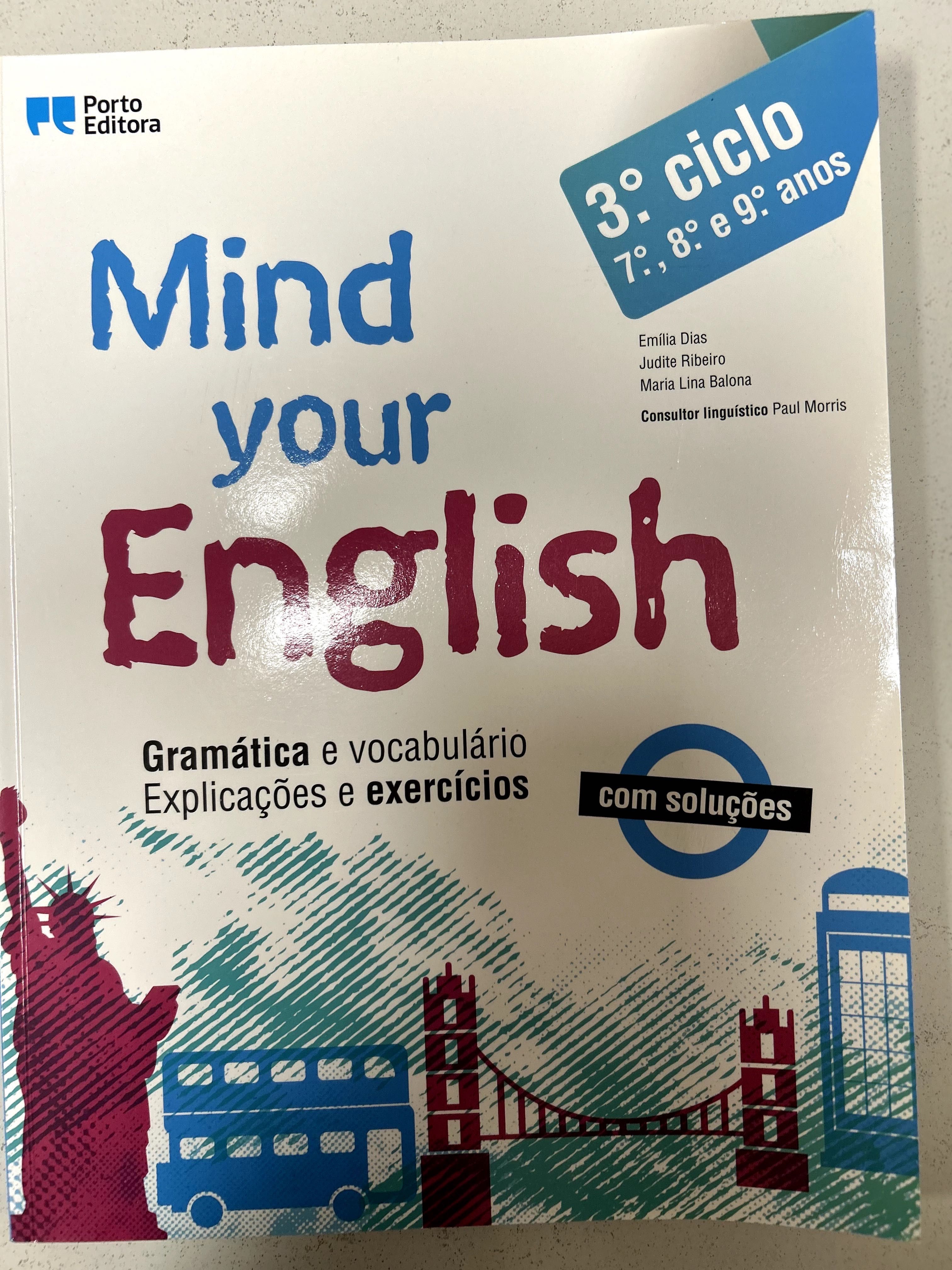 Livro exercícios Inglês 3º ciclo