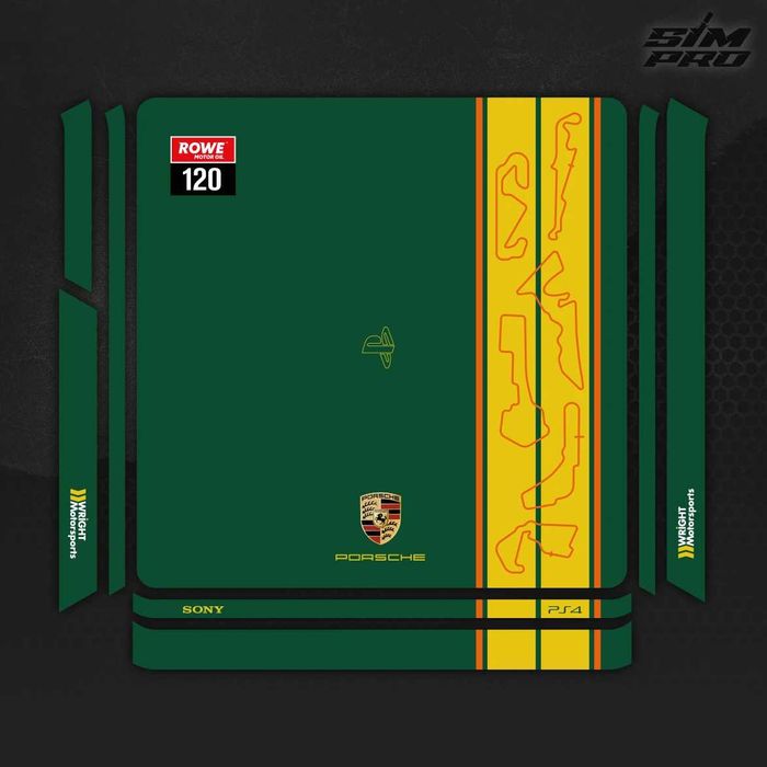 Naklejka na konsolę Playstation 4 slim: FERRARI, LAMBORGHINI, PORSCHE