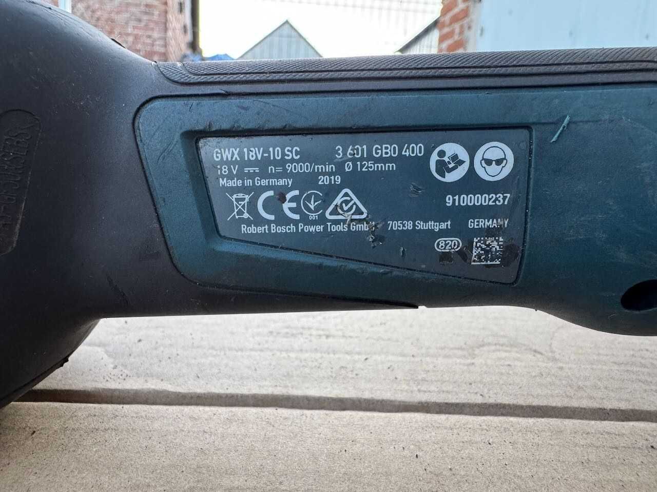 Szlifierka kątowa flex Bosch Professional GWX 18V-10 SC bdb stan XLOCK
