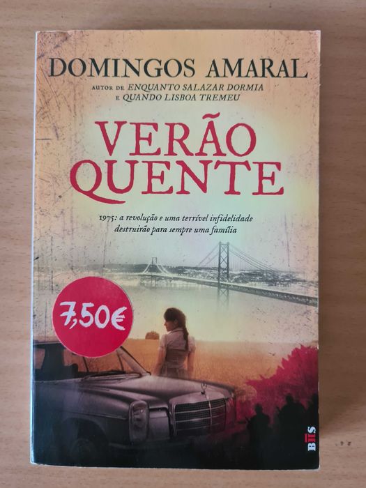 Livro "Verão Quente" de Domingos Amaral