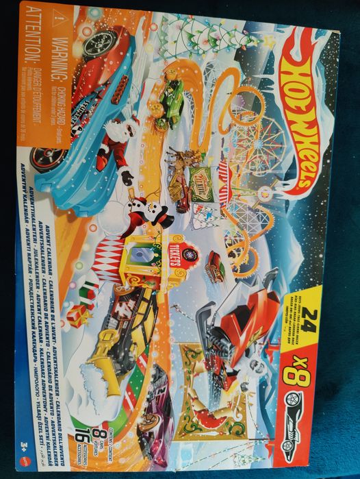 Kalendarz adwentowy Hot Wheels samochody auta