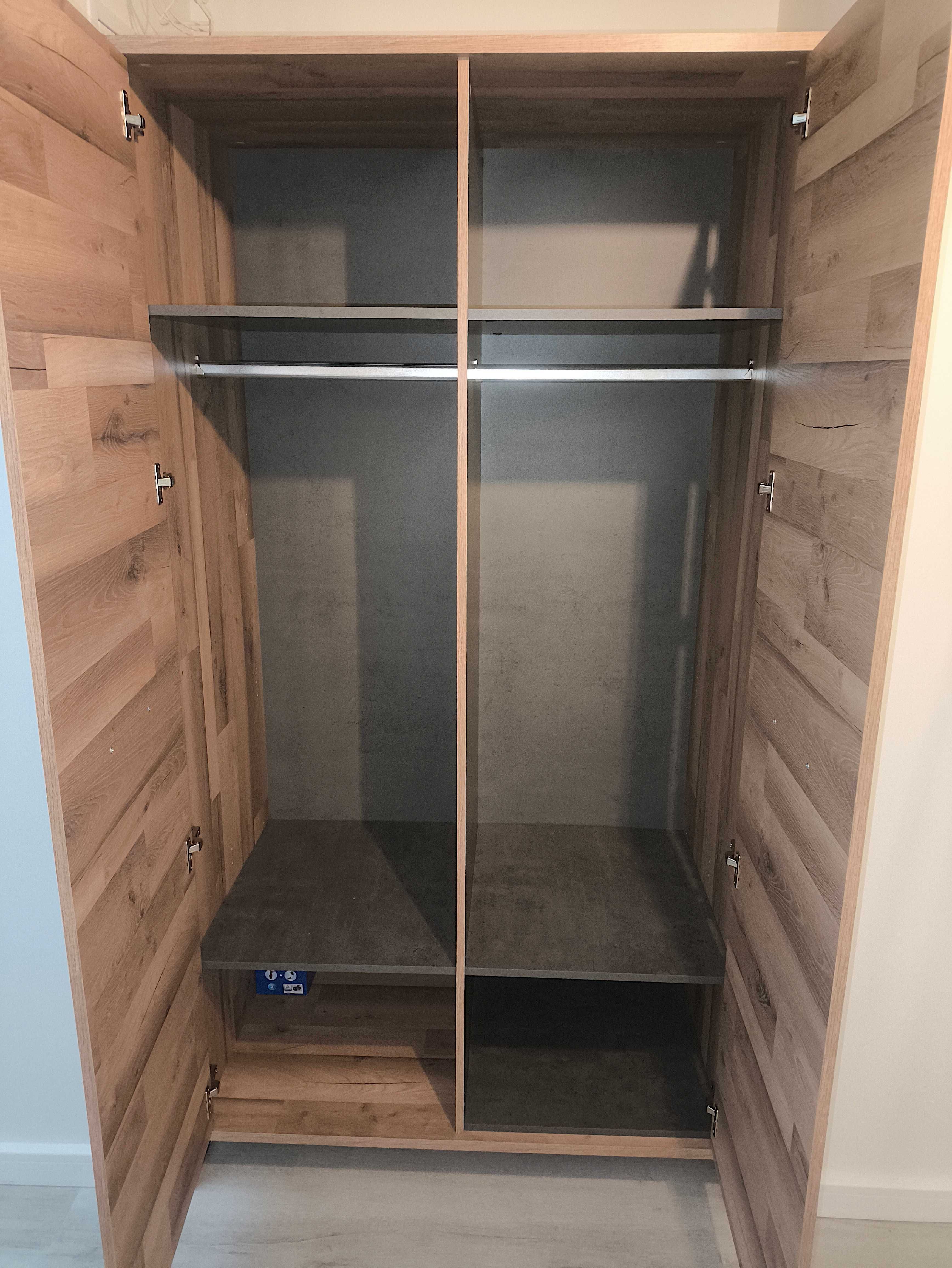 Szafa HUD 2D HUDS821-C791 –200 cm, dąb artisan/czarny mat|-45% taniej!