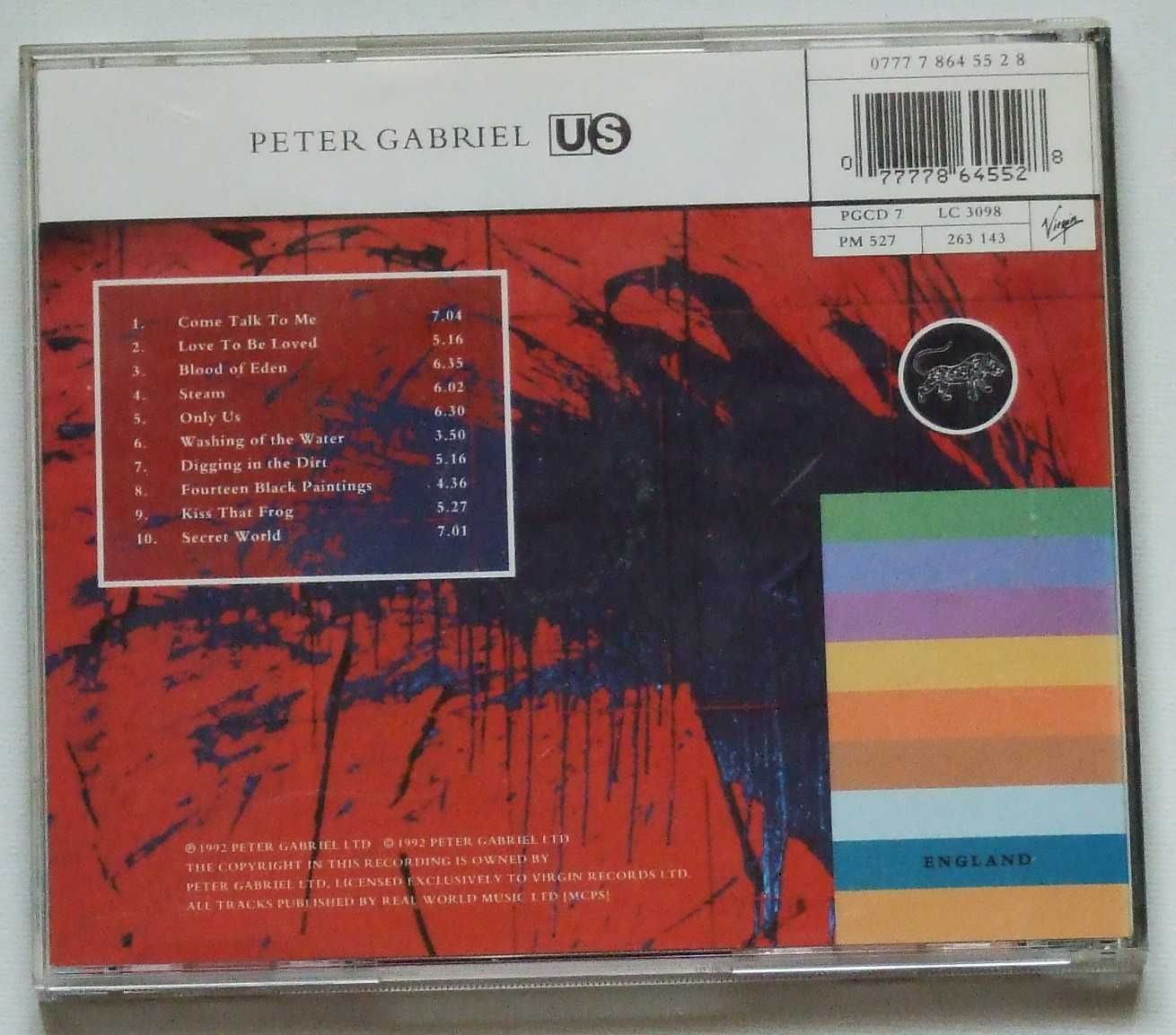 Peter Gabriel – Us, CD