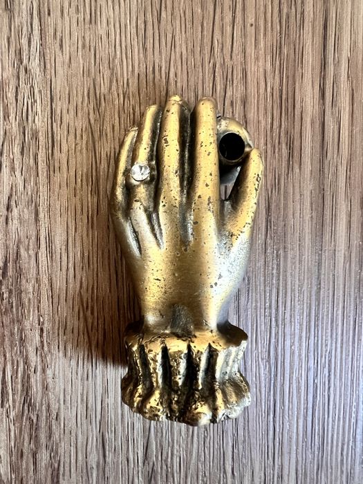 Porta caneta bronze.Anos 1950