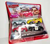 Super zestaw samochodziki Auta Cars 4 sztuki nowe