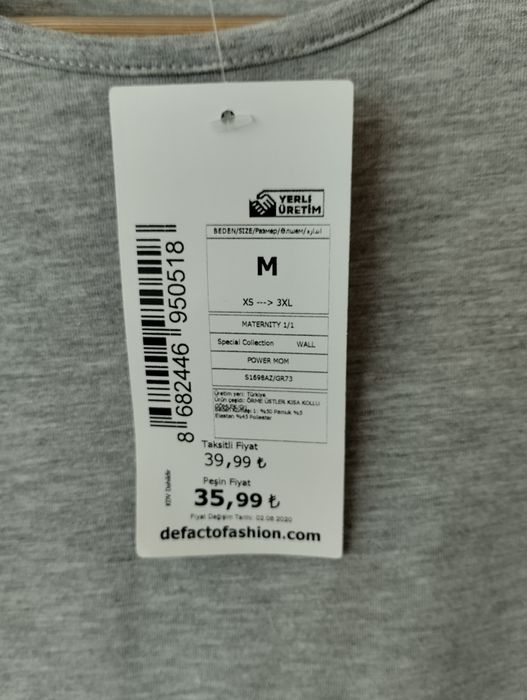 Футболка для вагітних/ футболка для беременных Defacto с  принтом