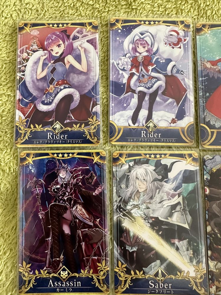 Cartas Fate Grand Order Arcade