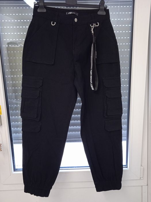 Карго штани чорні