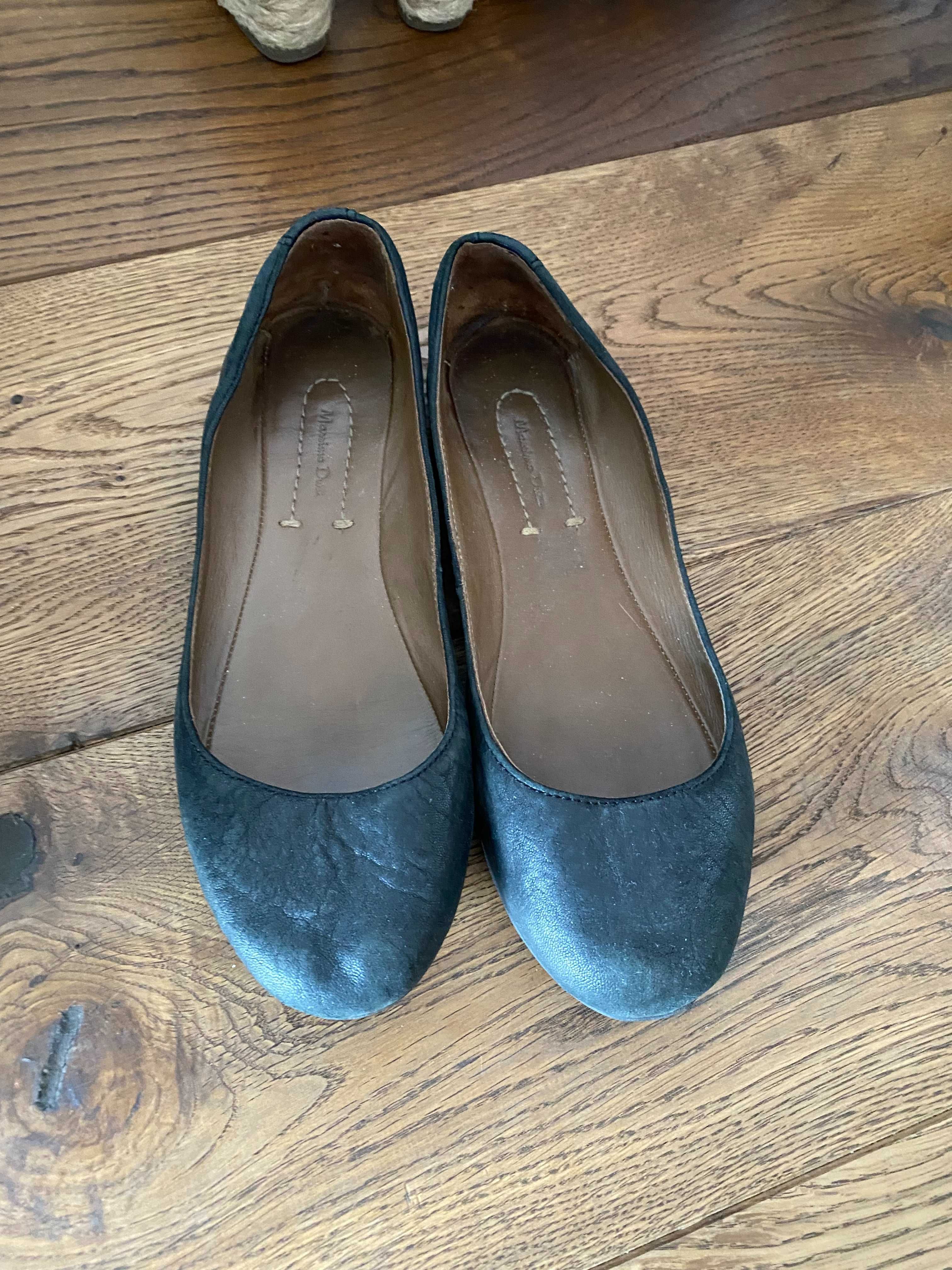 Buty- baleriny skórzane