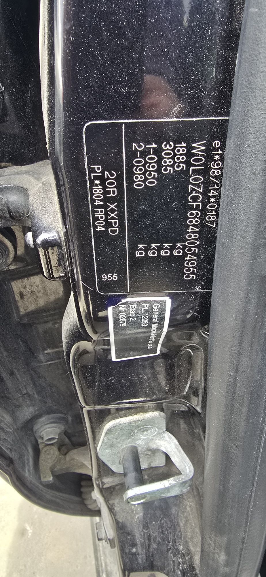 Drzwi  maska klapa 20 R lampa silnik 1,8 Opel Vectra C  części