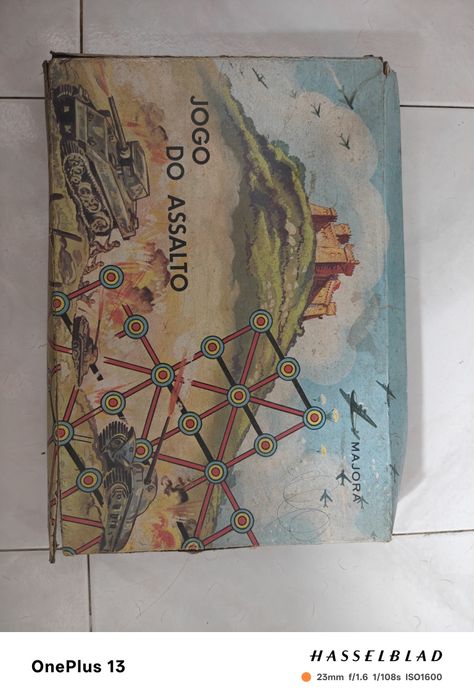 Jogo do Assalto tabuleiro Vintage Majora