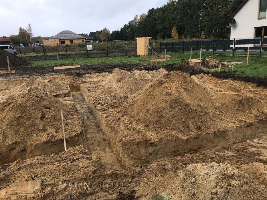 Wynajem minikoparki koparka 3t 5t 9t przebicia prad woda gaz kanaliza