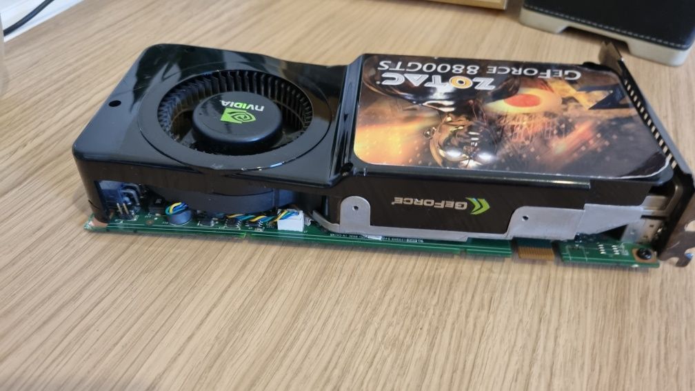Retro karta GeForce 8800GTS 512MB DDR3 256-bit
