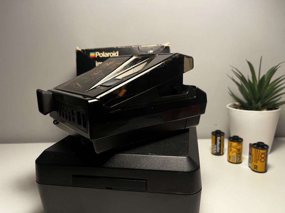 Polaroid Spectra Onyx - aparat, pudelko, stan idealny