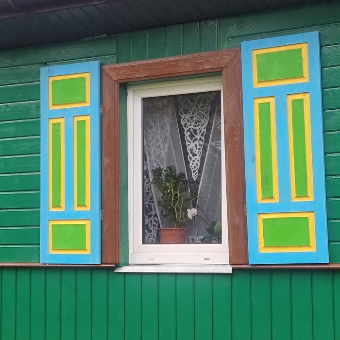 Okiennice drewniane rustykalne stary styl solidne dowolny wymiar