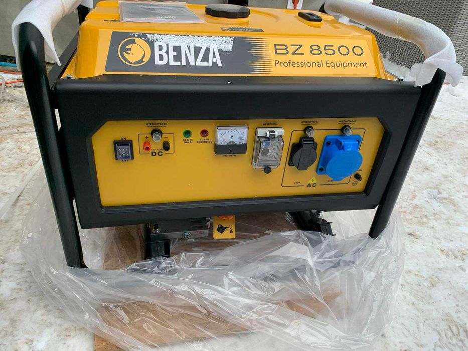 Генератор бензиновий 8500W Benza BZ 8500 •генератор бензиновий 8.5 квт
