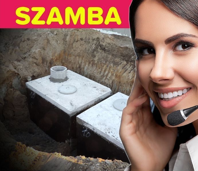 Zbiornik na szambo 10m3 JĘDRZEJÓW szamba betonowe na Deszczówkę Atest