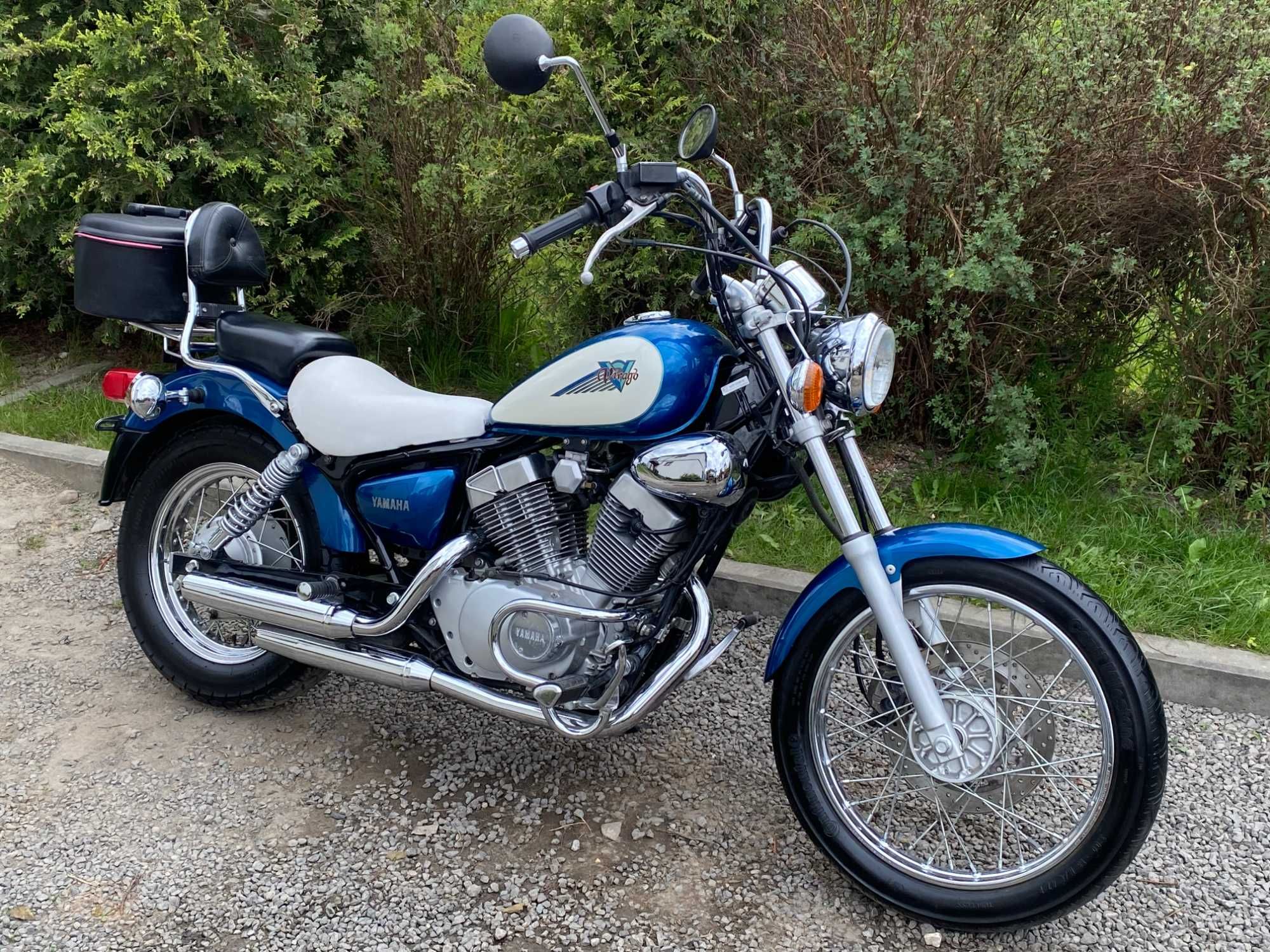 Yamaha Virago 125 19Tys_Piękny kolor_Zadbana_Opłacona_z Niemiec_2001r