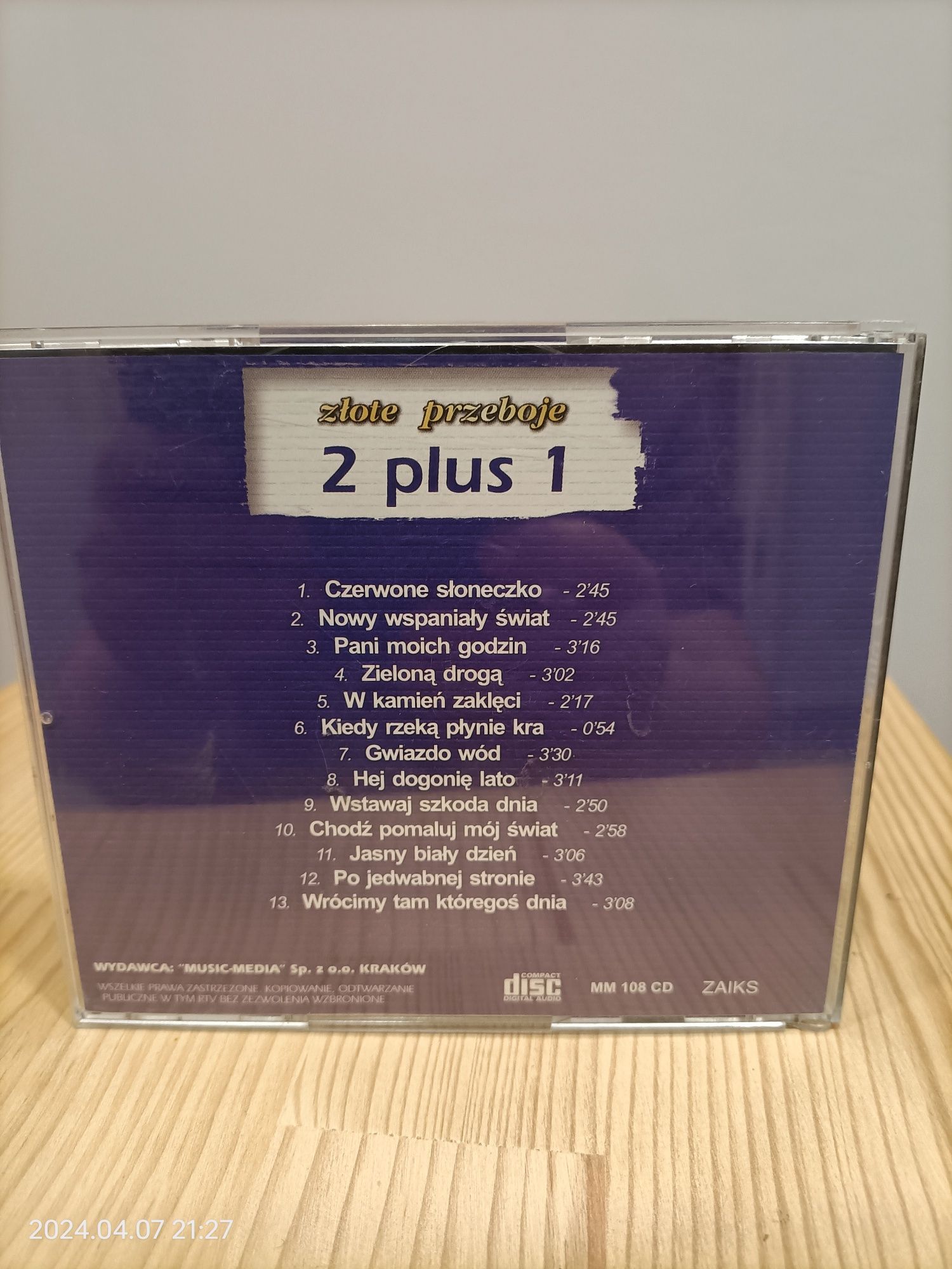 2 plus 1 - złote przeboje cd