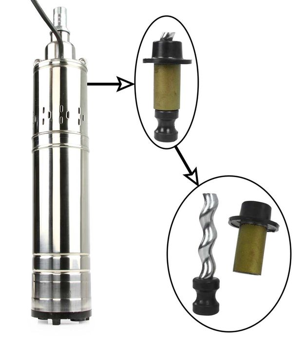 POMPA GŁĘBINOWA ŚRUBOWA Do Wody Studni 1100W 70M 1700l/h  Podlewania