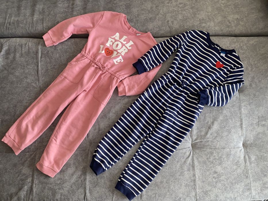 Флисовый костюм. Комбінезон флісовий бавовна для дівчинки 4-5 років